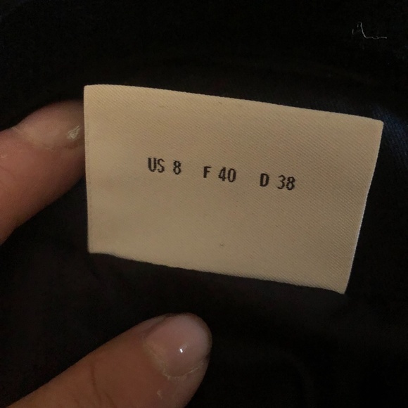 Akris Punto Navy Cotton Blazer with Belt, Vintage - Picture 7 of 7